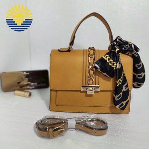 ALDO Glenda | Foldover Mustard Yellow Satchel Bag